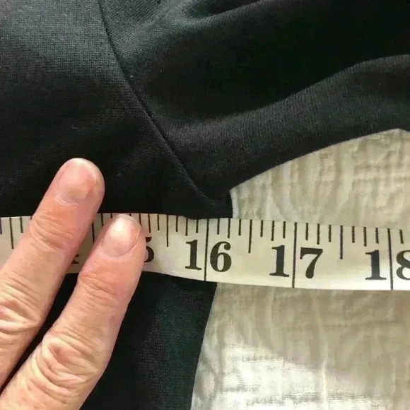 Sara Campbell  Black Bell Sleeve Knee Length Dress Sz XS - Picture 4 of 6